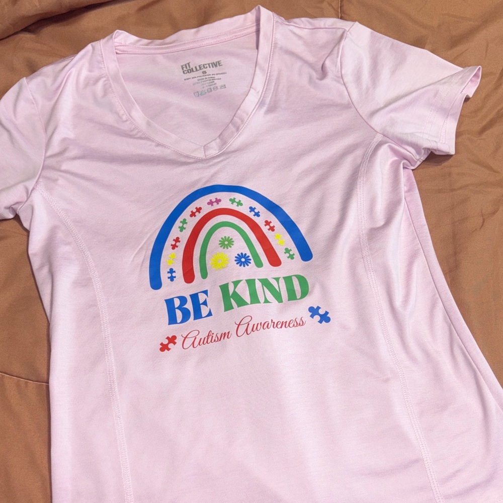 Be Kind Autism Awareness Kids Shirt - Pink